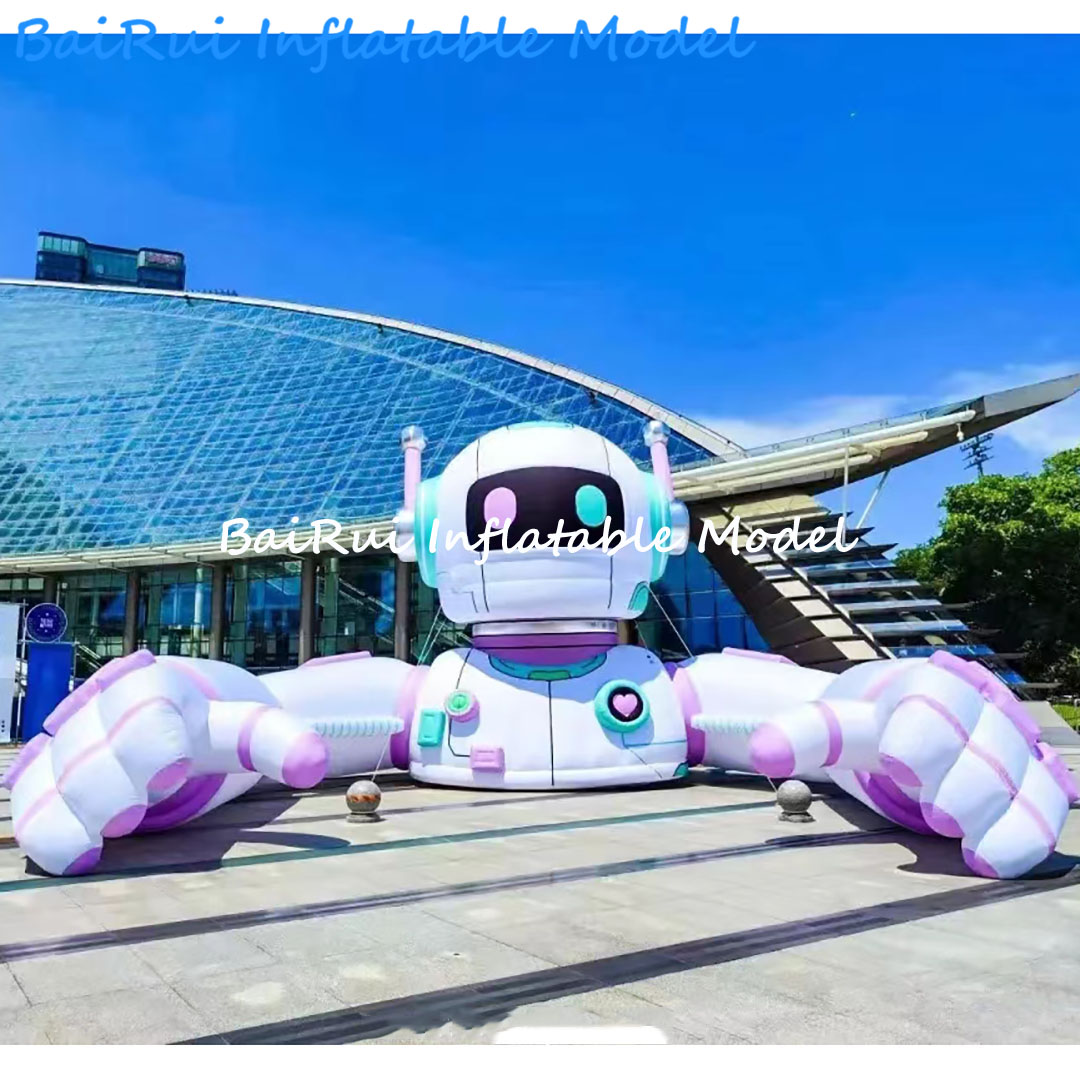 Event Launch Party - Robot Inflable Gigante, Decoración Futurista para