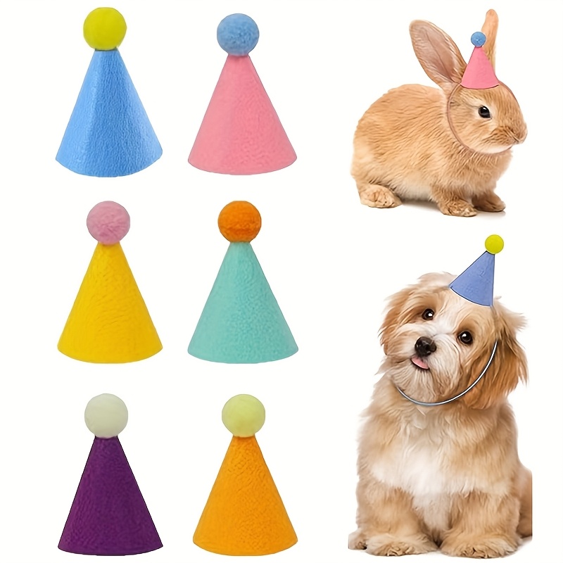 Party Hat Cone - 6 piezas de mini sombreros de