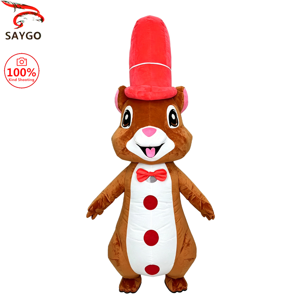 Event Party - Disfraz Inflable de Ardilla con Gorro