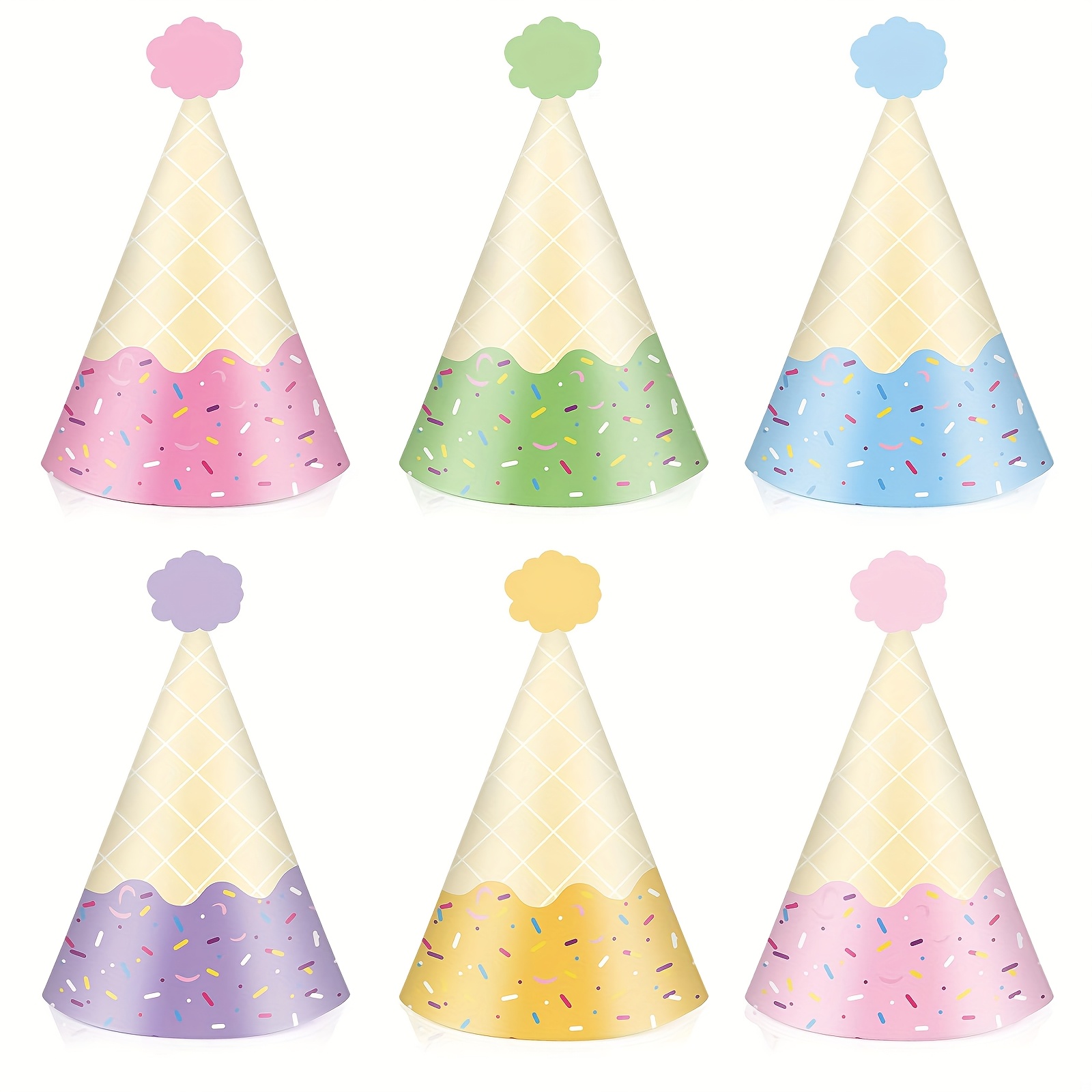 Party Hat Cone - Sombreros de fiesta con forma de