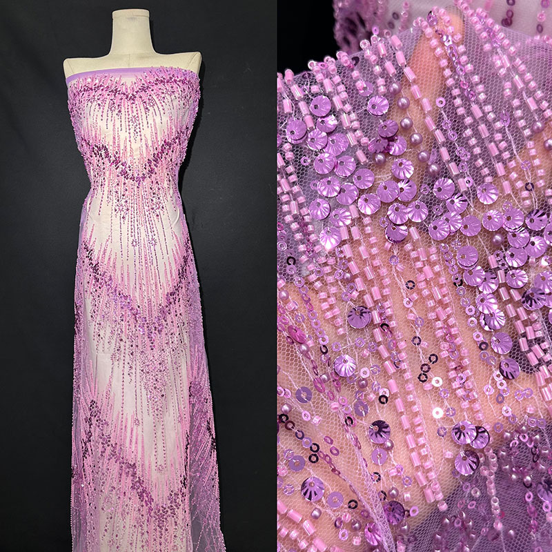Glitter Tablecloth - Vestido de novia de tela bordada