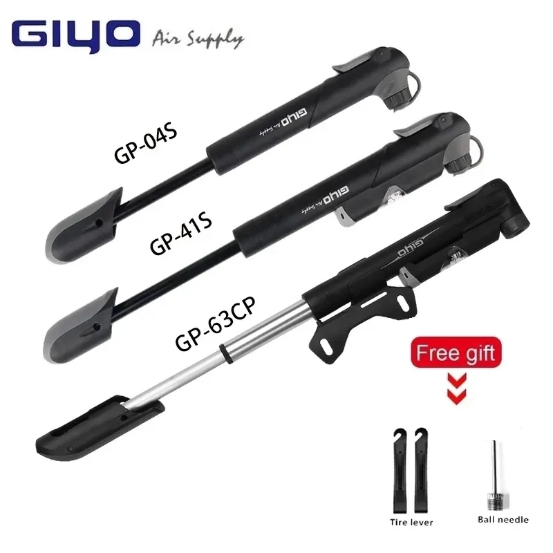 Balloon Pump Hand - Bomba de Bicicleta GIYO, Mini Bomba