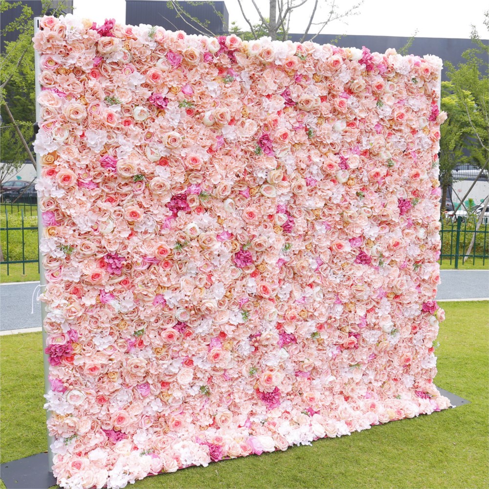 Uflower Rosa Rosa Hortensia 5D - Flower Wall Panel reseña y precio