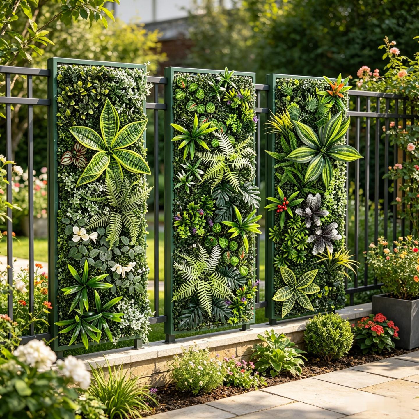Panel de Pared de Plantas Arti - Flower Wall Panel reseña y precio