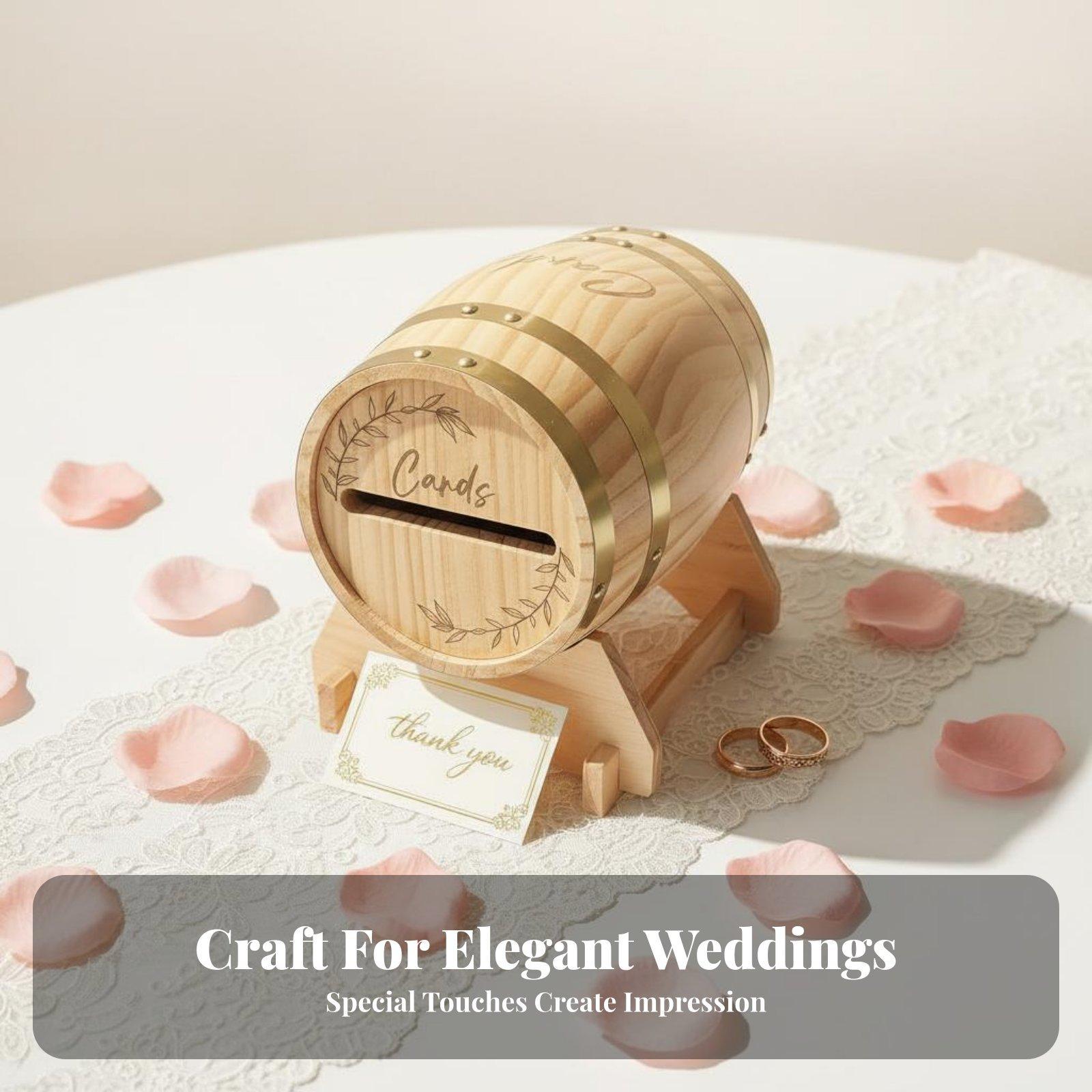 Caja de madera grande para tar - Event Party Box reseña y precio