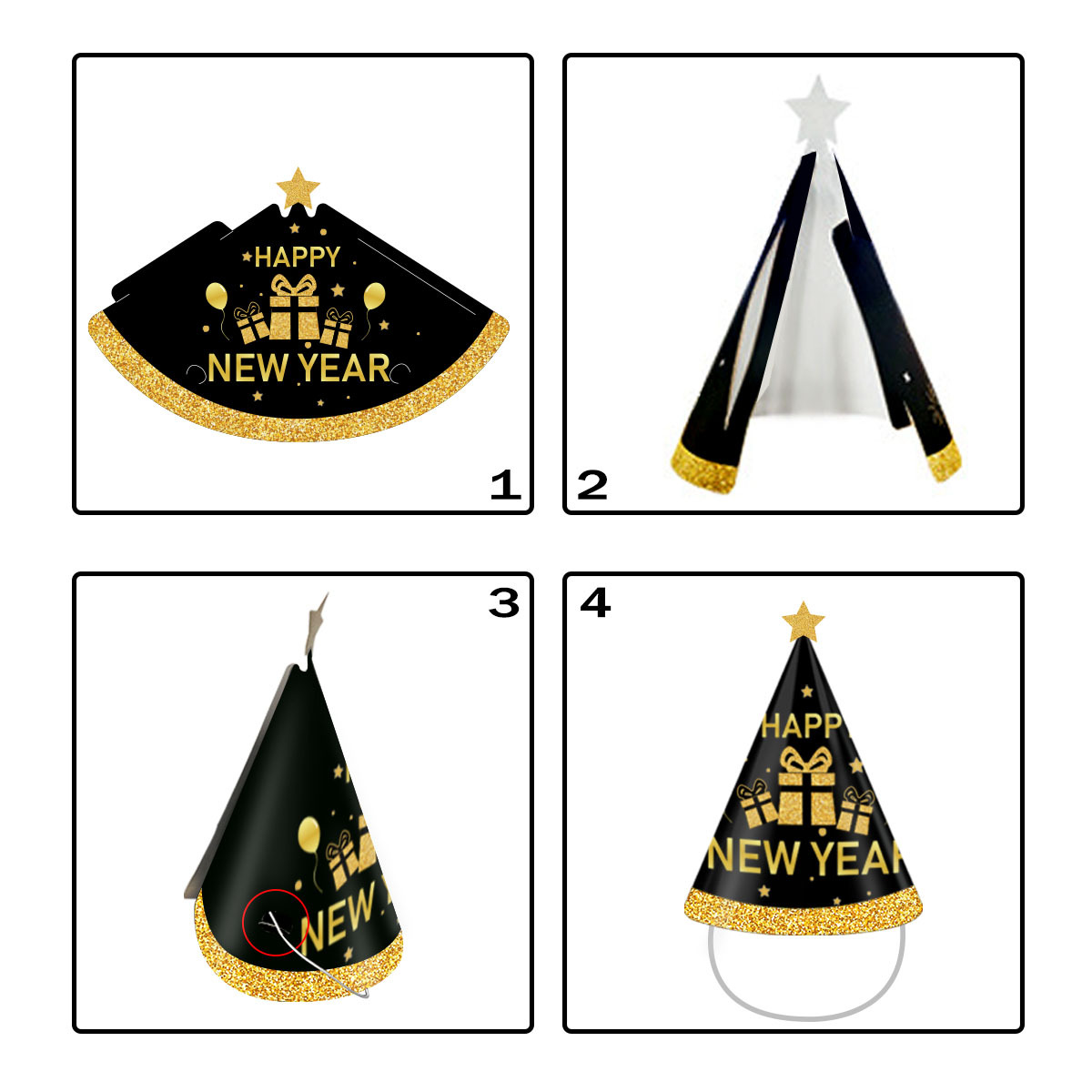 Hola, accesorios de fotos para - Party Hat Cone reseña y precio