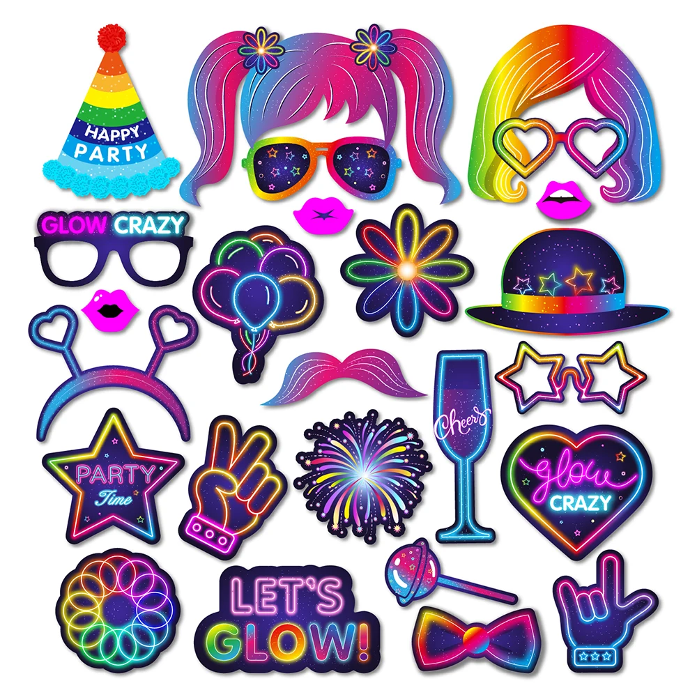 Let Glow-Accesorios de fotomat - Let'S Party Event Supply reseña y precio
