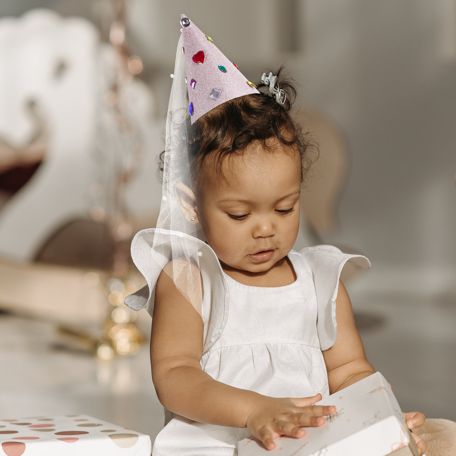1 sombrero de papel con forma  - Party Hat Cone reseña y precio